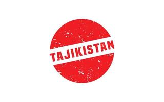 Tadzjikistan postzegel rubber met grunge stijl Aan wit achtergrond vector