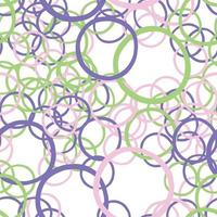 vector naadloze structuurpatroon als achtergrond. hand getrokken, paars, groen, roze, witte kleuren.
