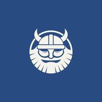 vikingen gemakkelijk logo vector