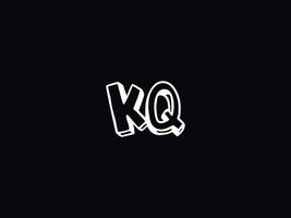 monogram kq logo icoon, uniek kq logo brief vector voorraad
