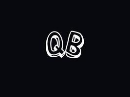 premie qb brief logo, uniek qb logo icoon vector voorraad