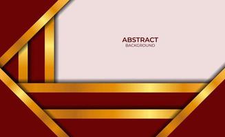 ontwerp abstract rood en goud vector