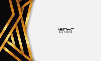 abstract ontwerp goud en zwart vector