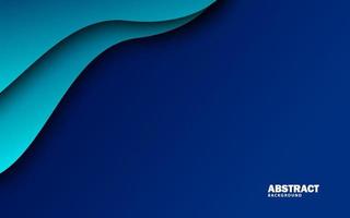 abstract Golf vorm marine blauw kleur achtergrond vector