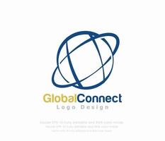 wereld wereldbol logo of globaal logo vector