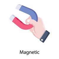 trendy magneetconcepten vector