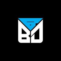 bbd brief logo creatief ontwerp met vector grafisch, bbd gemakkelijk en modern logo.