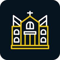 kerk vector icoon ontwerp