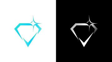 schijnend diamant logo sieraden icoon ontwerp sjabloon vector