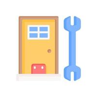 deur reparatie icoon voor uw website ontwerp, logo, app, ui. vector