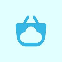 wolk logo symbool icoon merk minimaal gemakkelijk opstarten bedrijf digitaal onderhoud internet vector