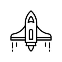ruimteschip icoon voor uw website ontwerp, logo, app, ui. vector