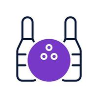 bowling icoon voor uw website ontwerp, logo, app, ui. vector