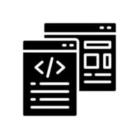 programmering icoon voor uw website, mobiel, presentatie, en logo ontwerp. vector