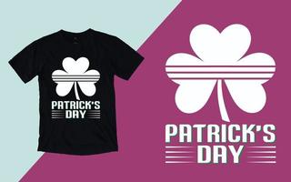 gelukkig st. Patrick dag t overhemd vector