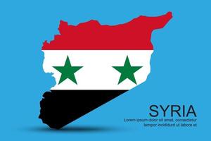 Syrië vlag illustratie in vector ontwerp