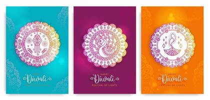 gelukkig divali, deepavali festival vector insigne illustratie.