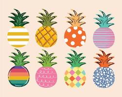 ananas reeks vector