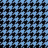 naadloos blauw en zwart houndstooth patroon vector