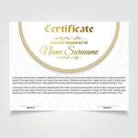 certificaat of diploma ontwerp vector