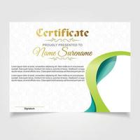 certificaat of diploma ontwerp vector