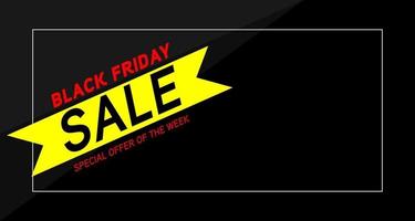 Black Friday super sale alleen vandaag vector