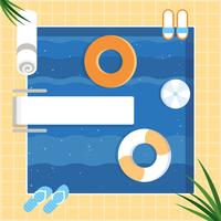 Vector zomer vakantie ontwerp illustratie