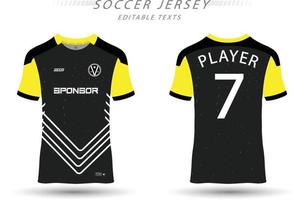 het beste vector voetbal Jersey sjabloon sport t overhemd ontwerp