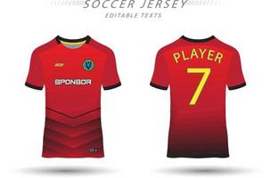 het beste vector voetbal Jersey sjabloon sport t overhemd ontwerp