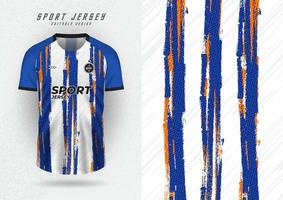 achtergrond voor sport- Jersey voetbal Jersey rennen Jersey racing Jersey patroon drie blauw strepen vector