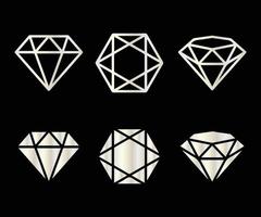 diamant reeks ontwerp vector eps