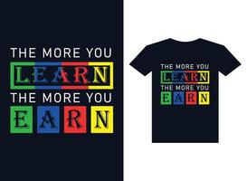 motiverende citaten t-shirt ontwerp sjabloon typografie t-shirt ontwerp vector