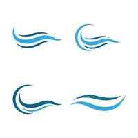 watergolf logo afbeeldingen instellen vector
