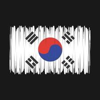 vlag van zuid-korea vector