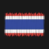 vlag van thailand vector