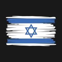 Israël vlag borstel vector