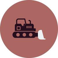bulldozer vector icoon