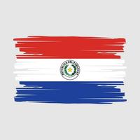 Paraguay vlag borstel vector