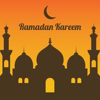 Ramadan Kareem achtergrond vector