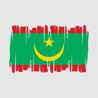 mauritania vlag vector illustratie