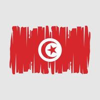 Tunesië vlag vector illustratie
