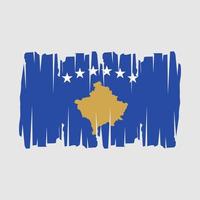 Kosovo vlag vector illustratie