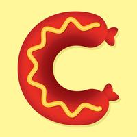 Letter C Typografie vector