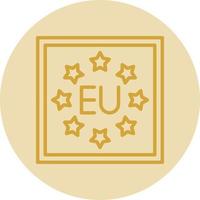 EU vector icoon ontwerp