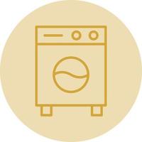 het wassen machine vector icoon ontwerp