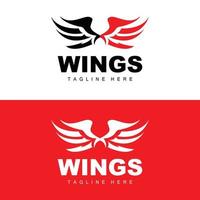 Vleugels logo, Feniks logo, vogel vleugel vector, sjabloon illustratie, vleugel merk ontwerp vector