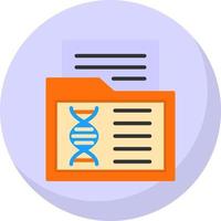 genetisch gegevens vector icoon ontwerp