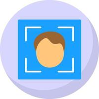 gezicht scanner vector icoon ontwerp