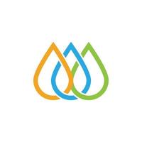 waterdruppel logo sjabloon vector