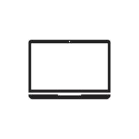 laptop computer icoon sjabloon vector